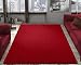 Ottomanson Soft Cozy Color Solid Shag Area Rug Contemporary Living and Bedroom Soft Shag Area Rug, Red, 5'3" L x 7'0" W primary