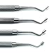 Dental Amalgam Filling Smooth Plugger 720-1, 721-2, 722-3, 723-4 Double Ended 1.2mm/1.5mm, 1.9mm/2.2mm, 2.4mm/2.7mm, 2.8mm/3.1mm Restorative 4 Pieces Instruments