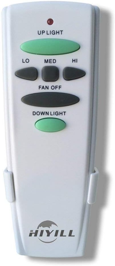 Ceiling- Fan Remote Control with Up and Down Light Universal Replacement for Hampton Bay UC7078T -HIYILL Remote HD6