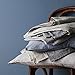 King Size Bed Sheets - 6 Piece 1500 Supreme Collection Fine Brushed Microfiber Deep Pocket King Sheet Set Bedding - 2 Extra Pillow Cases, Great Value, King, Classic Stripe Gray