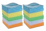 Microfiber Cleaning Cloth 50-Pack By BloominGoods - Multipurpose &amp; Reusable Cleaning Towel, Perfect For Your Home, Office, Car &amp; All Other Cleaning Needs ()