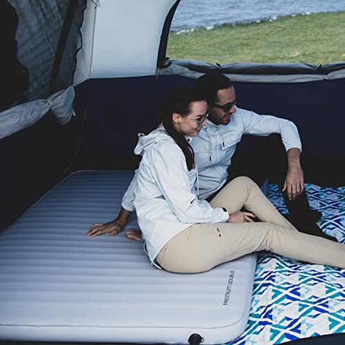 KingCamp 3D Double SelfInflating Sleeping Pad Air Mattress for Camping Lightweight Inflatable