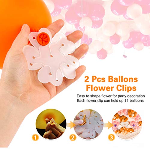 2 Set Balloon Column Kit Arch Base Stand and Pole 61 inch Height [2019 Upgrade]+30Pcs Balloon Rings, Quick & Easy Balloon Tower Decoration for Birthday Party Wedding Party Event Decorations - Thumbnail 3