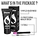 Blackhead Remover Set [FREE BRUSH & TWEEZERS] Charcoal Mask with Professional for Blackheads - Black Mask for Deep Cleansing [REMOVES ACNE] Best Facial Mud Mask - Peel Off Extractor Tool Kit (Set)