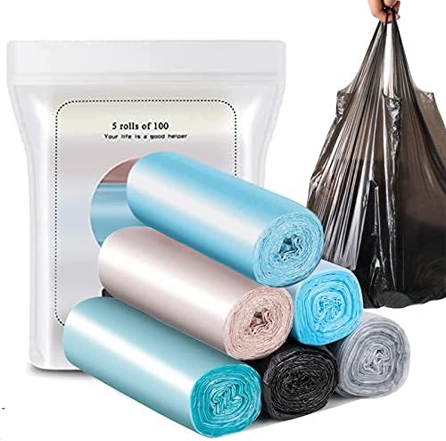 LYLYMYKHH Garbage Bags, Small Trash Bags Plastic Bags Rolls/120