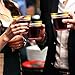Delara Goods 100-Pack Premium 9 oz Double Gold Rimmed Disposable Plastic Cups for Parties, Dinners, Weddings. Excellent Disposable Wine Glasses, Cocktails, Champagne