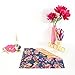 bloom daily planners Collapsible Desk Organizer - File Folder/Magazine Holder - Vintage Floral