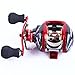 Febway 6.3:1 Saltwater/FreshWater Low Profile Baitcasting Fishing Reel Bait Casting Baitcast Caster Magnetic Brake System (right)