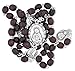 Vatican Imports Traditional Seven Sorrows Rosary | Catholic Sorrowful Mother Devotional Chaplet with Dark Wood Beads | Makes a Great First Communion or Confirmation Gift!