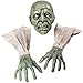 PREXTEX Halloween Zombie Face & Arms Lawn Stakes Groundbreaker Decoration - The Best Outdoor Graveyard Decoration for Halloween