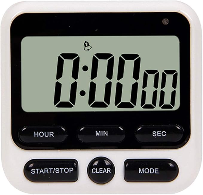 GCDN Digital Kitchen Timer Large LCD Display, Portable Easy Operate