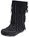 Pierre Dumas Girls Apache-6 Fringe Moccasin Boots