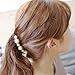 Meilliwish Pearl Banana Hair Clip 1 PCS(H49)(Black)