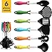 Klee 6-Piece Colorful Nylon Kitchen Utensil Set with Stand