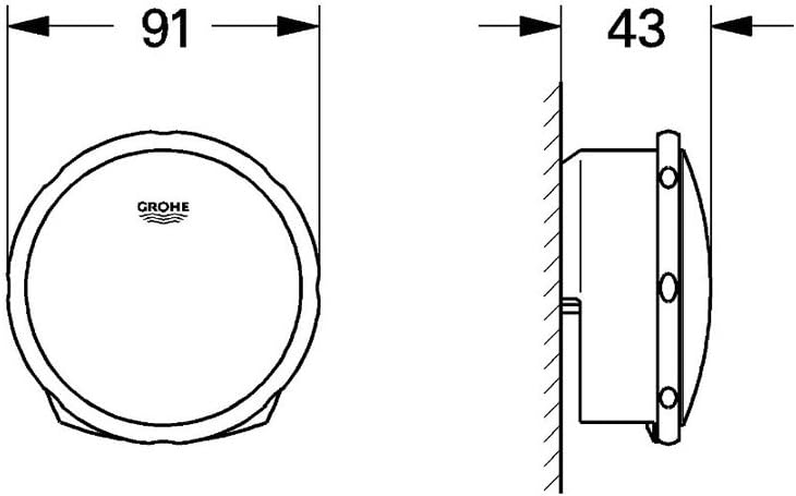 GROHE 19952000, Chrome - Image 5