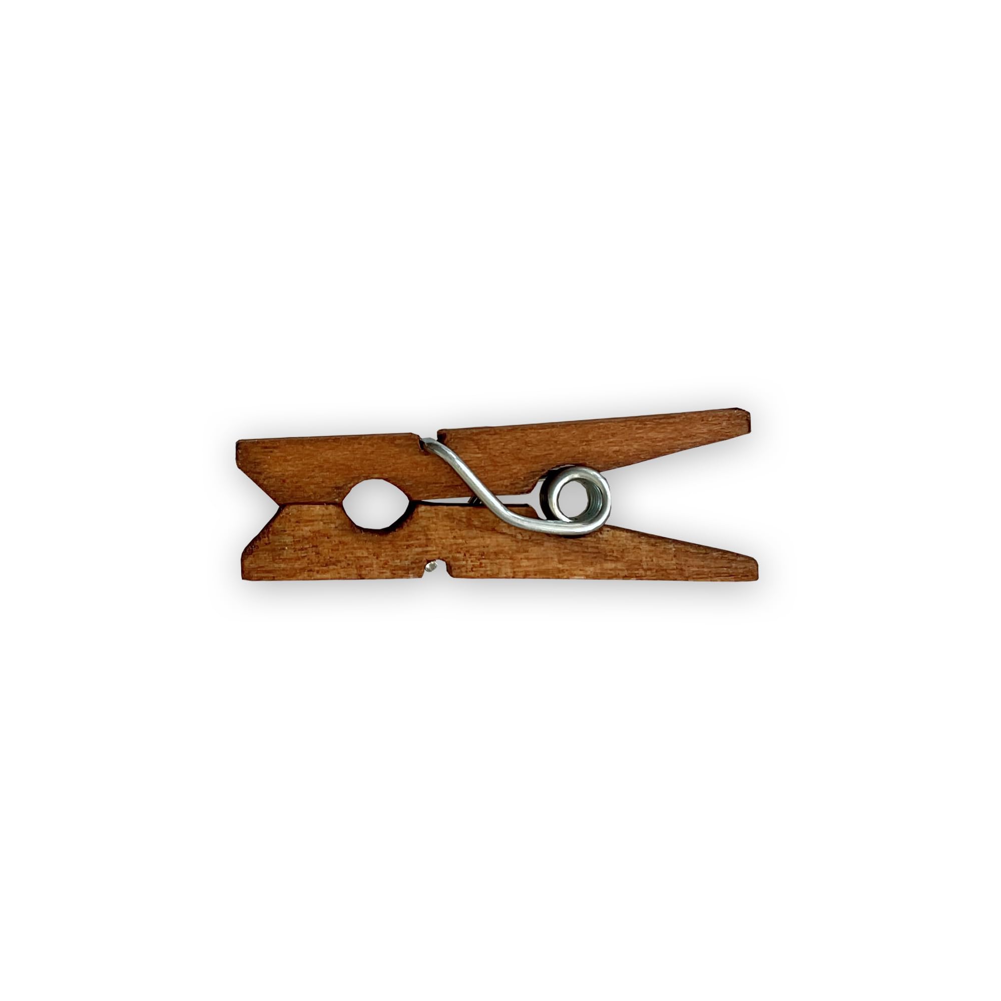 Photo 1 of LWR CRAFTS Wooden Mini Clothespins 100 Per Pack 1" 2.5cm (Jacobean)