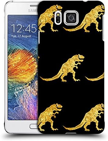 Official Chobopop Golden T-Rex Dinosaurs Hard Back Case for Samsung Galaxy Alpha