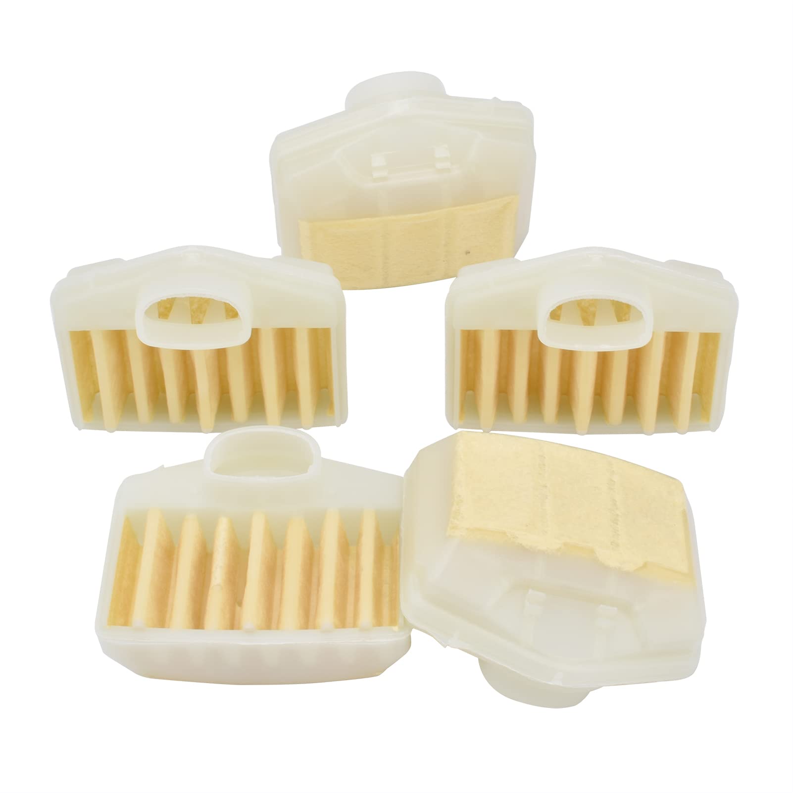 Cancanle 5 Pieces Air Filter Cleaner for Husqvarna 362 365 371 372 Chainsaw Replace 503814503/503814502