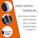 Shirt Stays for Men Adjustable Shirt Garter Suspender Belts for Police Military