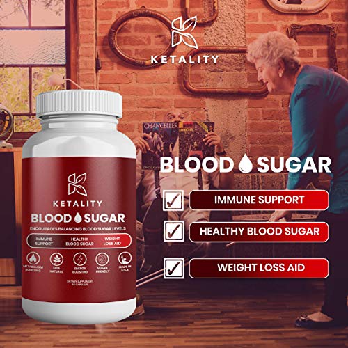 image for Ketality Premium Blood Sugar Support Supplement | Natural Glucose Cont