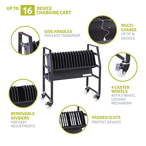 Buy Pearington 16 Bay Classroom and Office Mobile Charging Cart with