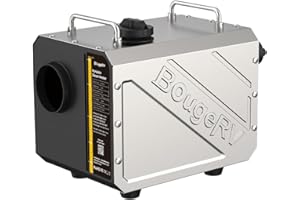 BougeRV 5KW Diesel Heater, All-in-One 5L Air Diesel Parking RV Heater with Timer, Thermostat, 110V/12V Portable Diesel Car Heater with APP Control, Remote for Truck, Van, Fishing, Camper, Boat, Garage