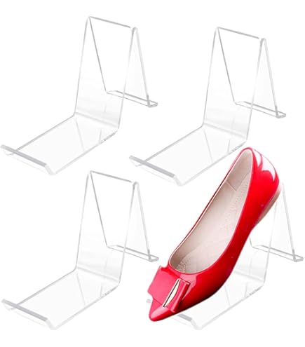Shoe Display Inset Shoe Display Form Clear Acrylic S – 50 Pack | High Heel Shoe Support ...