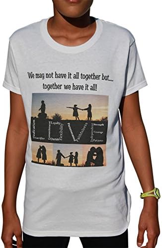 Military Service Shirt Army Navy Airforce Coast Guard Marines Spouse and Family Member Dedication to Duty Shirt (Large)