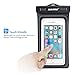 RISEPRO Waterproof Case, Floatable Underwater Pouch Dry Bag with Armband & Audio Jack for iPhone 6, 6 Plus, 6s, 6s Plus, 5, 5s, Samsung Galaxy s6 HTC Screen Touchable IPX8 100FT FB1710-BK… Black