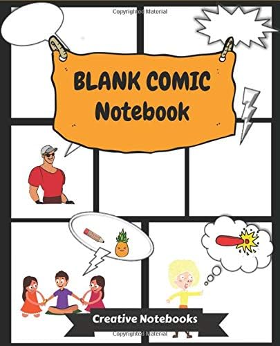Blank Comic Notebook: Create Your Own Comics With This Blank Comic Book Notebook