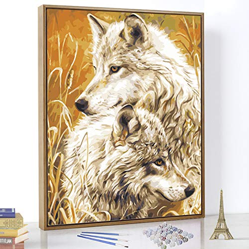 Arfbear DIY Ölgemälde, Malen nach Zahlen Kits für Kinder, Erwachsene Anfänger, Studenten, Wand Leinwand Kunst Dekoration… – Bild 3