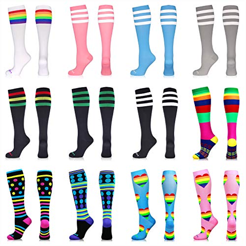 image for NEWZILL Compression Socks (20-30mmHg) for Men & Women, Best Graduated 