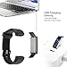 Fitness Tracker, Coffea C2 Activity Wristband : Bluetooth Wireless Smart Bracelet, Waterproof Pedometer Activity Tracker Watch with Replacement Band for IOS & Android Smartphone (Blue+Black strap)