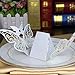 Amytalk 50 Pcs Laser Cut Wedding Favors Candy Boxes Pearl Paper Gifts Box for Marriage Birthday Shower Party Decors (Butterfly)