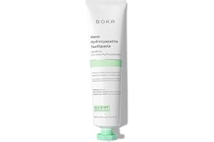 Boka Fluoride Free Toothpaste - Nano Hydroxyapatite, Remineralizing, Sensitive Teeth, Whitening - Dentist Recommended for Adu