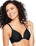 Hanes Women's Ultimate T-Shirt Soft Front Close Underwire, Black, 36C