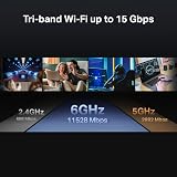 TP-Link Archer BE700 Tri-Band WiFi 7 Router 15 Gbps 8-Stream 10G Multi-Gig view 3