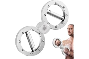 VOLIVX Arm Workout Appliances, 360 Degree Rotatable Forearm Exerciser Resistance with 5 Adjustable Levels(8-12LBS), Strength 