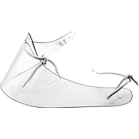 Ice Hockey Helmet Goalie Transparent Anti Scratch Neck for Senior