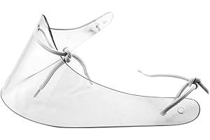 Ice Hockey Helmet Goalie Transparent Anti Scratch Neck for Senior