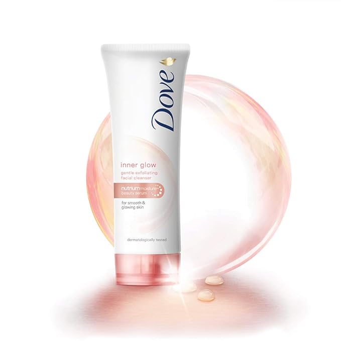 dove inner glow facial cleanser