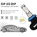 Snorda H11 (H8 H9) LED Headlight Bulbs Conversion Kit -6500K Cool White Headlamps Waterproof IP68 CSP Chip 8000LM/Set (4000LM/each bulb) L/25W,H/25W (H11)