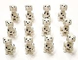 12 Mini Dalmatian Dog Figures. Small Toy Puppies.