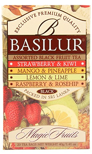 Чай basilur волшебные фрукты, ассорти черн. 20x 2г, кор (4792252001107)