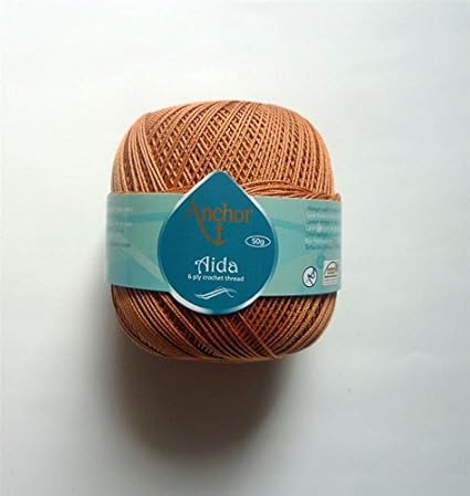 Häkelgarn Anchor Aida Stärke 20 50g terra 08883