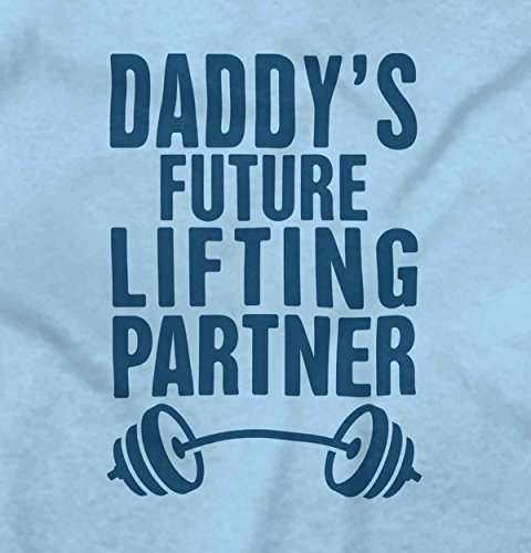 Daddys Lifting Partner Funny Cute Workout Exercise Baby Onesie Bodysuit