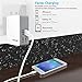 TECKNET 40W 5-Port Portable USB Wall Charger Power Adapter with BLUETEK Technology for iPhone X/8/7/6S/Plus, iPad Pro/Air 2/Mini, Samsung Galaxy S7/S6/Edge/Plus, HTC and More