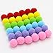 ZJlncpz Pompoms Craft Assorted Colors Acrylic Hobby Supplies 1 Inch Round Pack of 250
