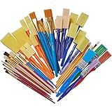 MEEDEN 50-Piece Kids Painting Brushes, Various in