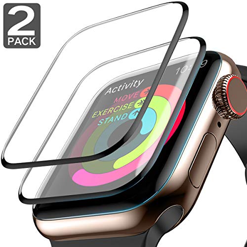 Apple Watch Screen Protector,[2 Pack] Compatible with Series 3/2/1 3D Tempered Glass HD Clear 99% Max Coverage Anti-Bubble Scratch Resistant iWatch Screen Protector 42mm - Thumbnail 7